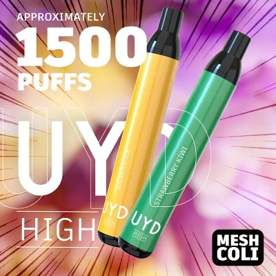 2022 Лидер продаж заводская цена напрямую 1500 слоеных 550 мАч Uyd Plus Disposabel Vape Pen аксессуары для электронных сигарет