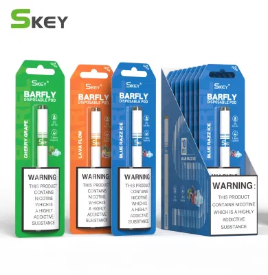 Оптовая продажа Vape по низкой цене Skey Barfly Slim Vape Pen 2% Nic 500/600 Puffs Cigalike