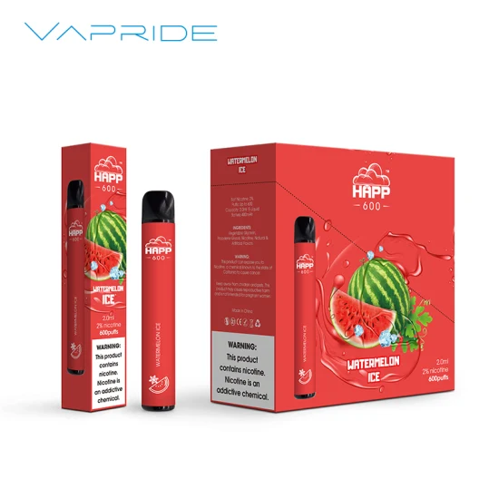 Оптовая продажа электронных сигарет 10 вкусов Vapers 600 затяжек одноразовая ручка Vape